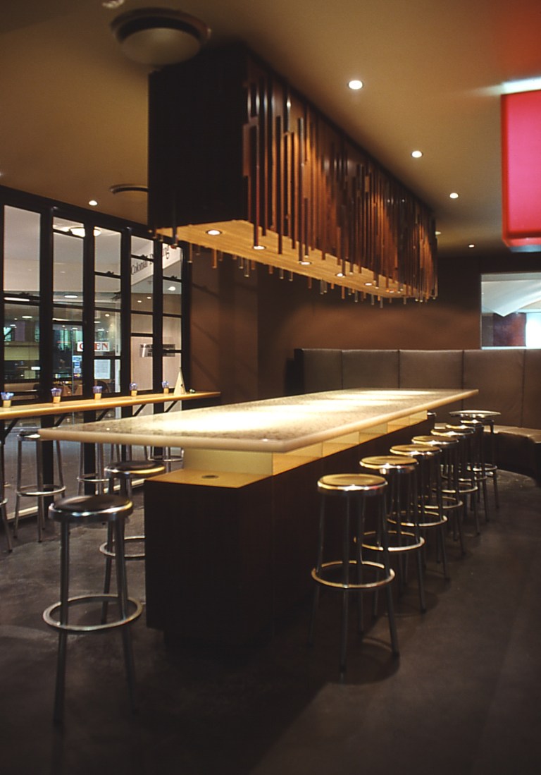 Iffy Cafe 01_marblo 'coffee bean' bench_Stephen Varady Photo ©