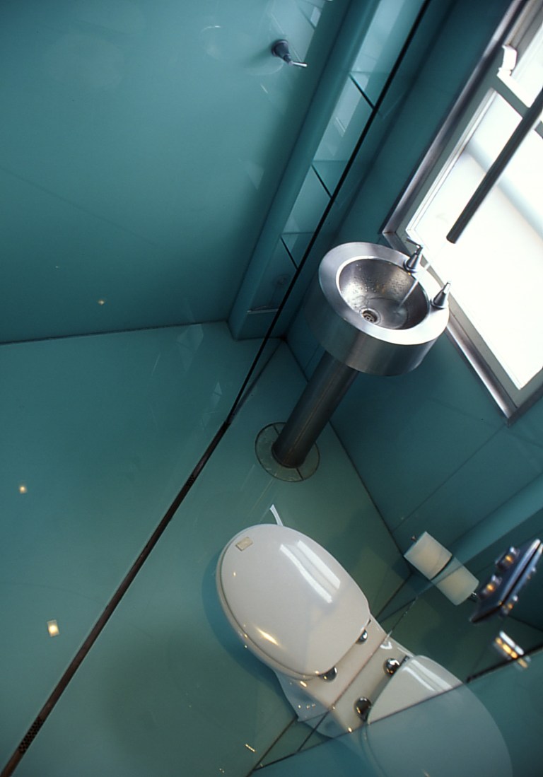 Church Street 10_bathroom_view showing spout from ceiling_Stephen Varady Photo ©