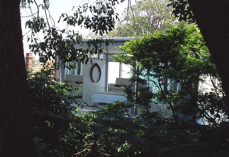 McCarthy Residence 27_parents bedroom from trees 1_Stephen Varady Photo ©