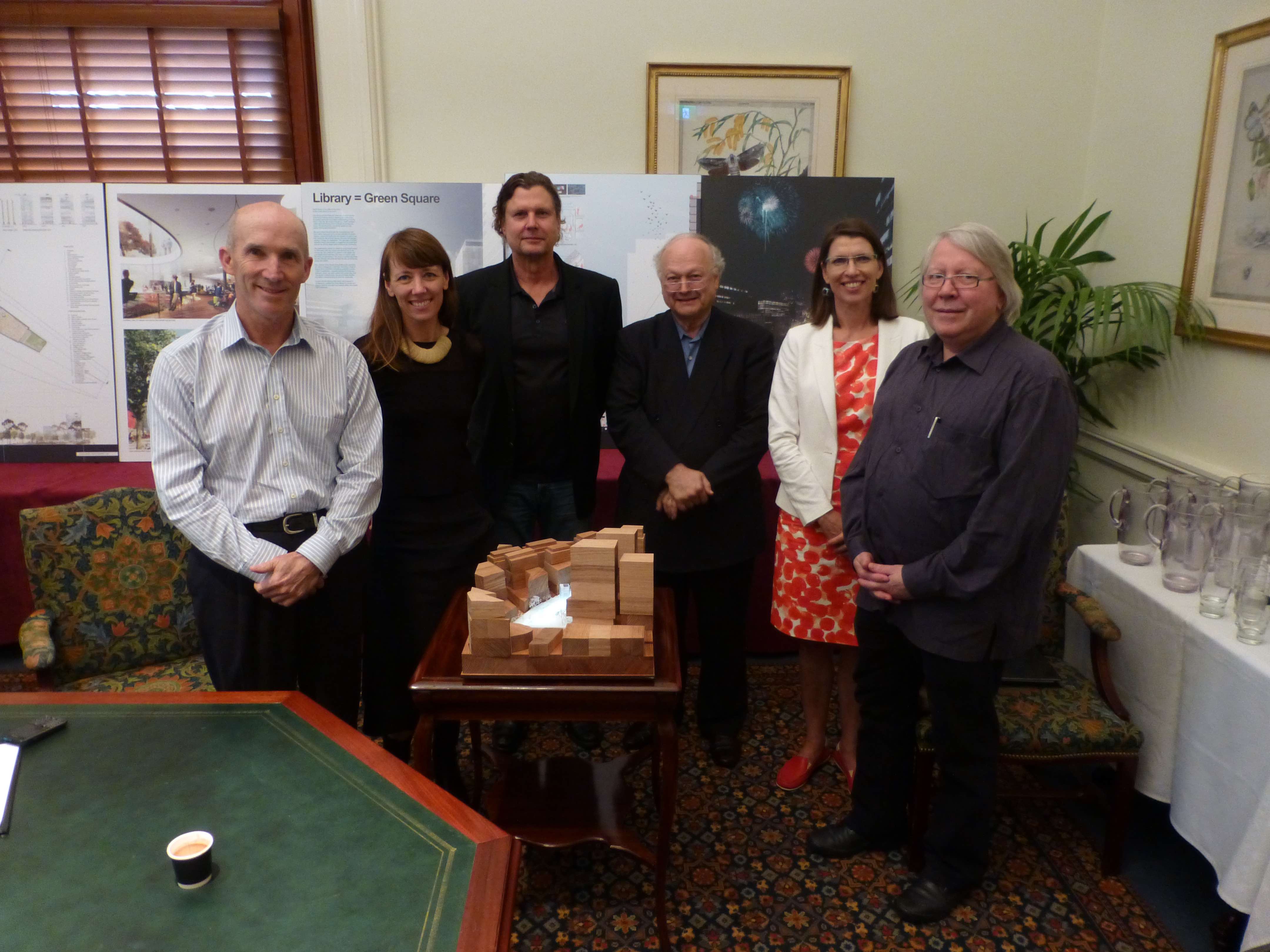 green square library &amp; plaza competition 14