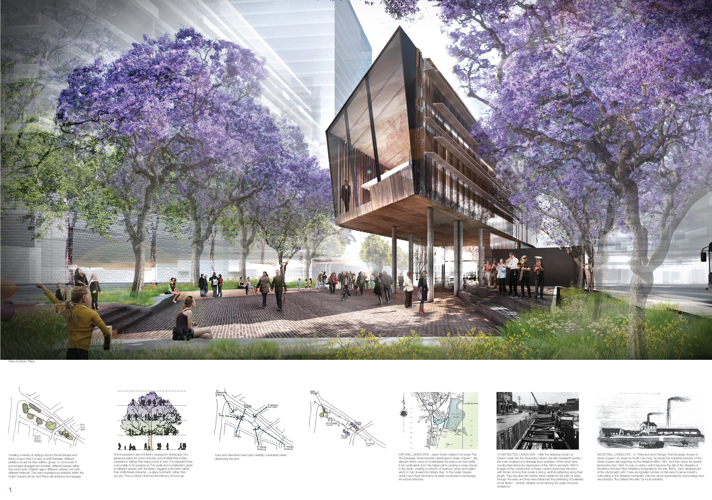 green square_library + plaza competition_wardle_01